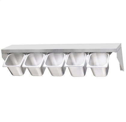 Kitchen Knock ZZDCQJ-120 WALL SHELF With 1 / 6 GN RACK SERIES / W1200-D300-H200 mm