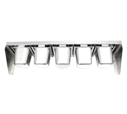 Kitchen Knock ZZDCQJ-120 WALL SHELF With 1 / 6 GN RACK SERIES / W1200-D300-H200 mm