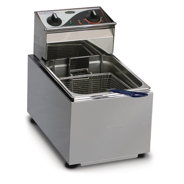 Roband F18 Counter Top Fryer Single Pan - 8.0L - 15A / 10Kg / W275-D425-H390 / 1Y Warranty