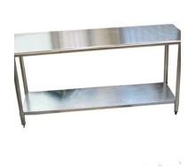 Brayco/1830/Commercial Grade Stainless Steel Flat Bench762x457x900mm high