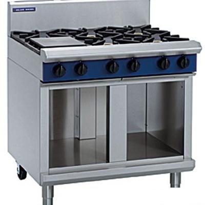 Blue Seal G516-D/C/B/A-CB 900mm 6 Burner Gas Cooktop - Cabinet Base - Catering Sale