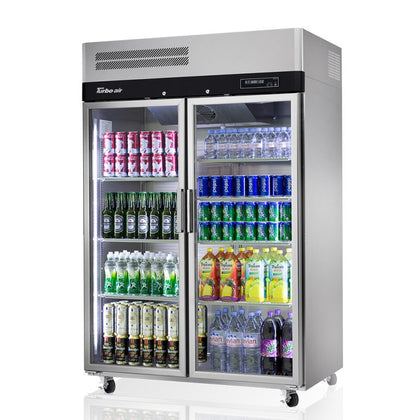 Turbo Air KR45-2G-N(HC) Upright Two Glass Door Fridge 1215L