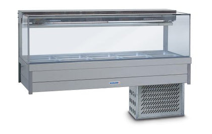 Roband SRX26RD Square Glass Cold Food Bar / W2005-D615-H750 mm / 1Y Warranty
