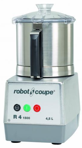 Robot Coupe R4 V.V. Table - Top Cutter Mixer - 4.5L / stainlees steel smooth blade included - 10A - 4.5L