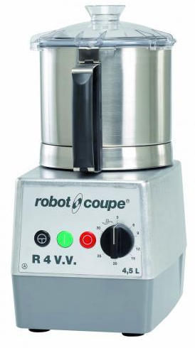 Robot Coupe R4 V.V. Table - Top Cutter Mixer - 4.5L / stainlees steel smooth blade included - 10A - 4.5L