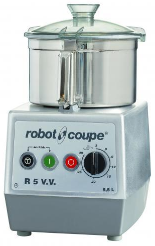 Robot Coupe R4 V.V. Table - Top Cutter Mixer - 4.5L / stainlees steel smooth blade included - 10A - 4.5L
