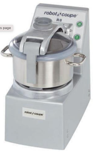 Robot Coupe R4 V.V. Table - Top Cutter Mixer - 4.5L / stainlees steel smooth blade included - 10A - 4.5L