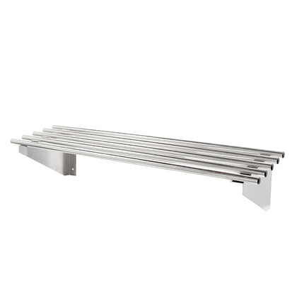 Kitchen Knock AFP-0932 S / Steel Wall Mount Pipe Shelf / W900-D300-H200 mm