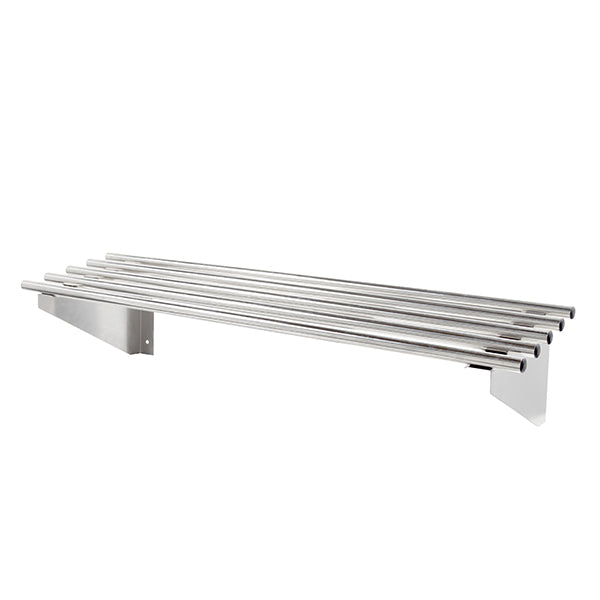 Kitchen Knock AFP-1832 S / Steel Wall Mount Pipe Shelf / W1800-D300-H200 mm