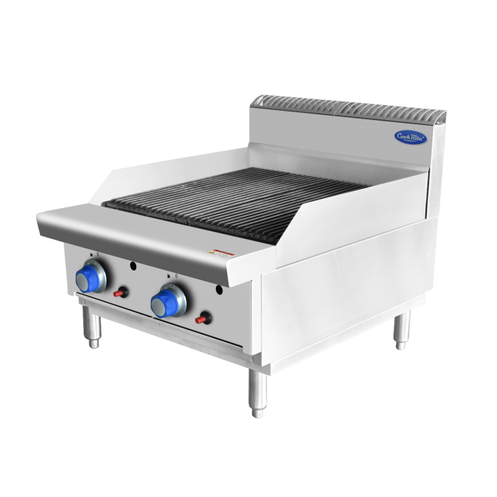 COOKRITE AT80G6C-C BENCHTOP 600 MM GAS CHARG RILL