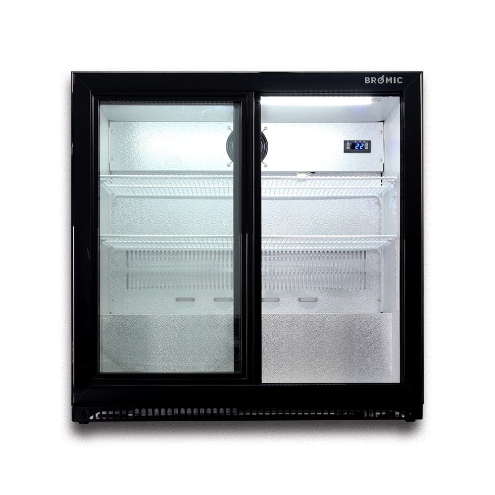 Bromic BB0200GDS Back Bar Display Chiller 190L Sliding Door