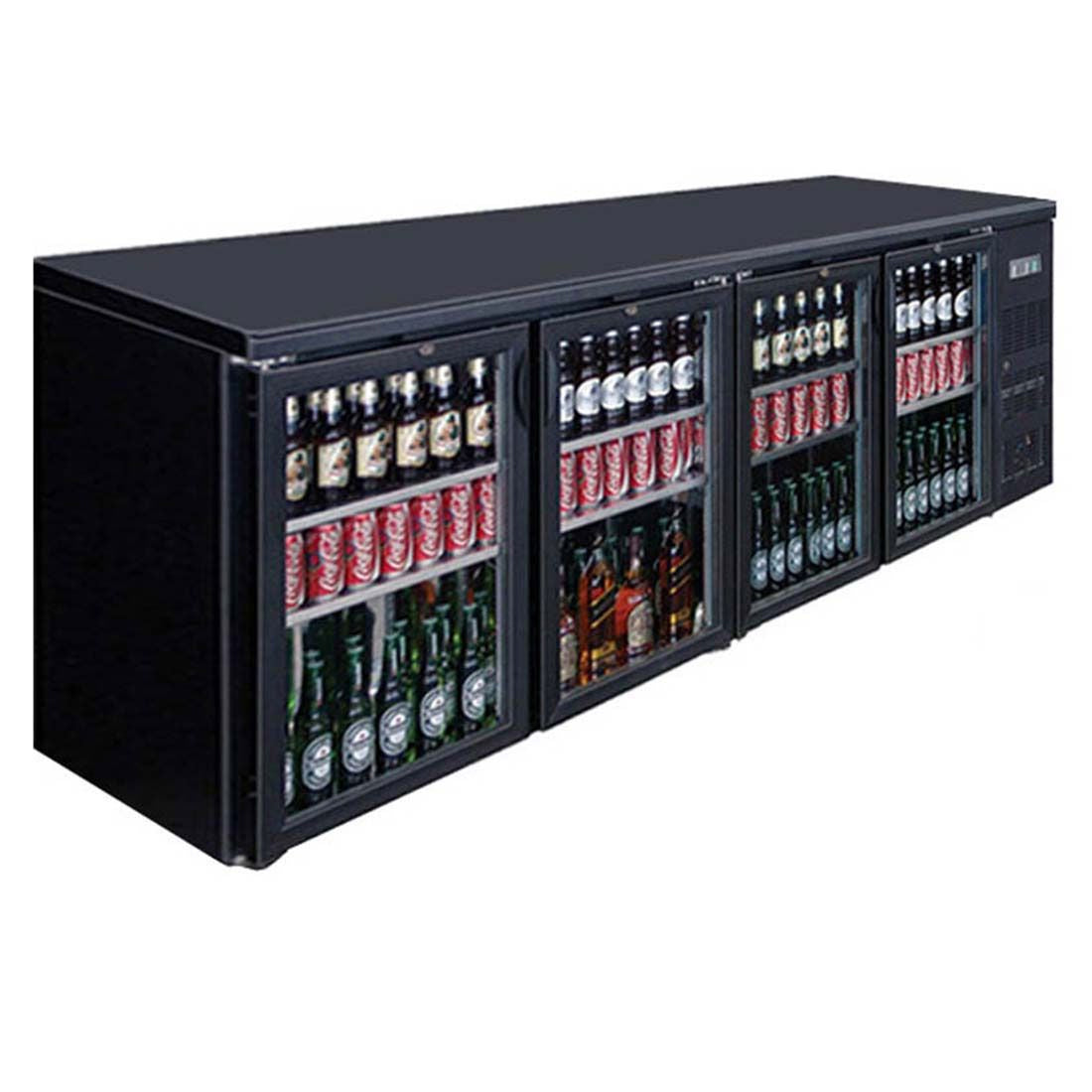 Thermaster BC4100G Four Door Drink Cooler 698L