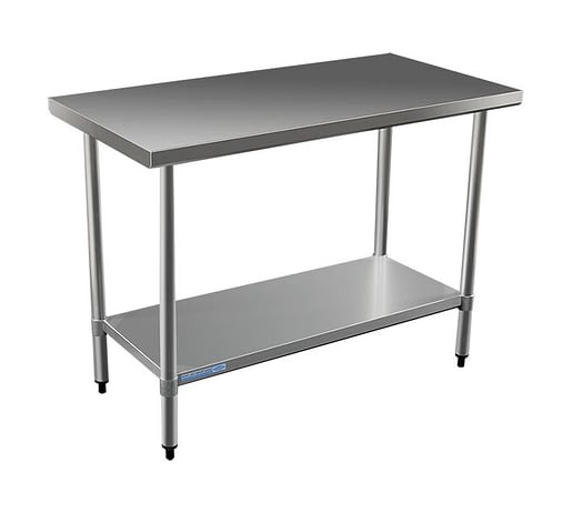 Brayco Brayco 15045 Commercial Grade Stainless Steel Flat Bench / W1500-D450-H900 mm