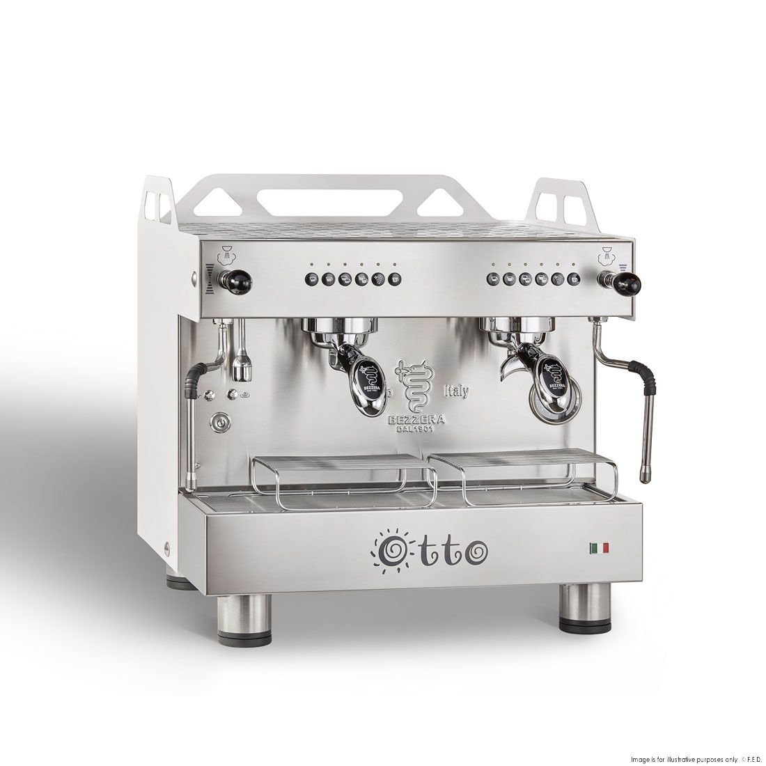 FED BZOTTOCDE2IWBEZZERA OTTO COMPACT ESPRESSO MACHINE - 57kg / W500 - D495 - H535 mm