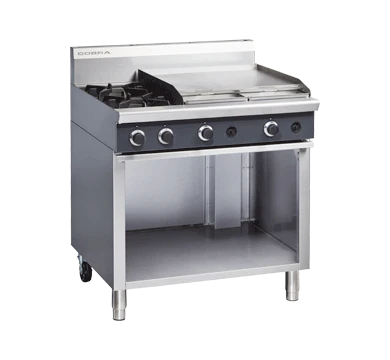 Cobra C9B_NAT 900mm Two Burner n Griddle Gas Cooktop