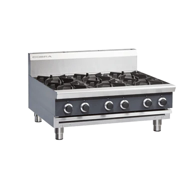 Cobra C9D-B_NAT 900mm Six Burner Gas Cooktop Bench Model