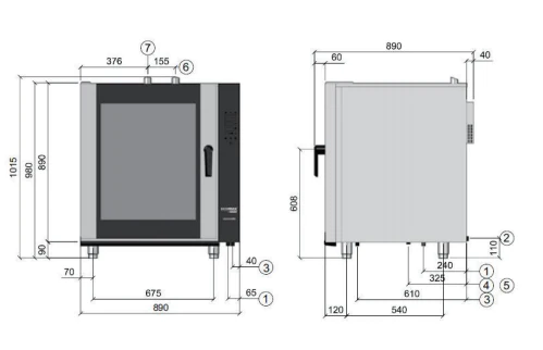 Hobart ECOMAX Combi Oven HECME4-C