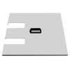 COOKRITE COOKRITE-21201003012 Deep Fryers Optional lid (ATFS-75) / W600-D538 mm