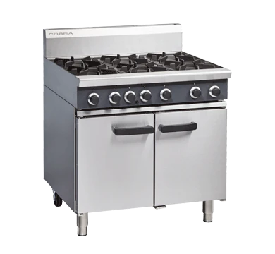 Cobra CR9D_NAT 900mm Six Burner Gas Range Static Oven
