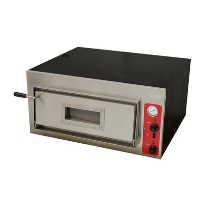 FED  EP-1-1-SDE / Black Panther Pizza Deck Oven -7.2kW / 95kg / W1190 x D710 x H430 / 2Y Warranty