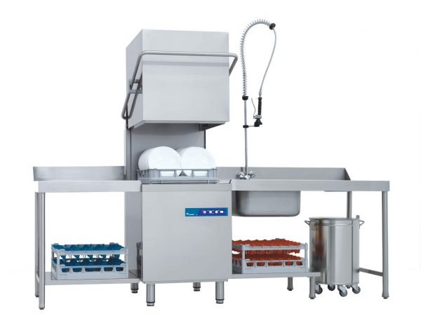 SAFCO EW393E Eurowash Passthrough Dishwasher 240V 15A (Exc Rinse Pump)