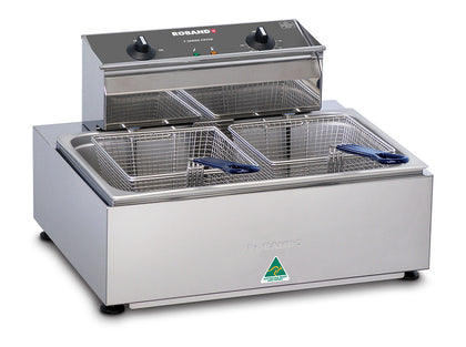 Roband F111 11L Counter Top Single Pan double basket Fryer - 15A