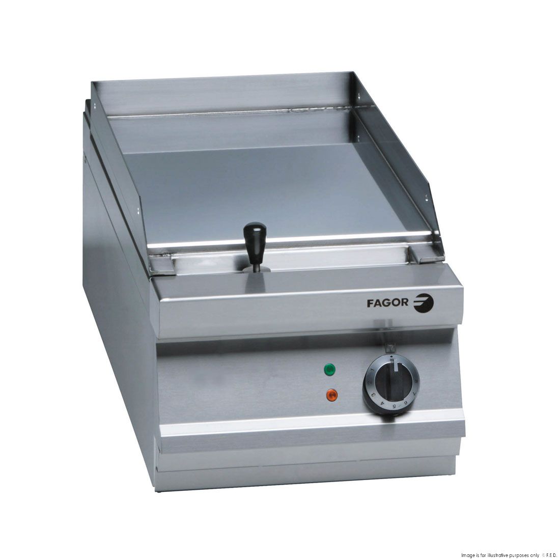 Fagor FTE-C9-05L Fagor 900 Series Electric Chrome 1 Zone Griddle