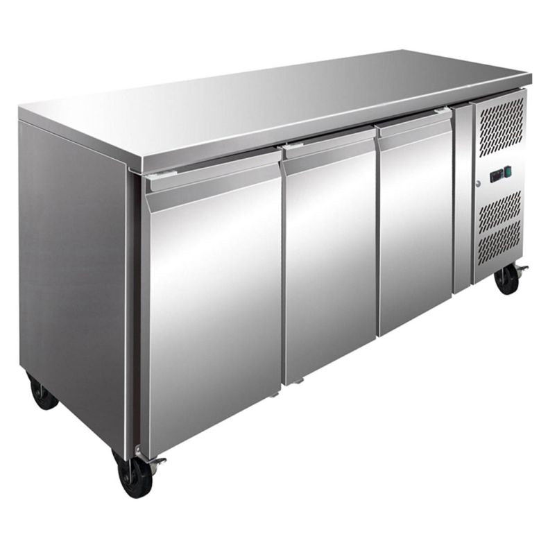 Thermaster FE3100BT S/S Three Door Bench Freezer 386L 1795w