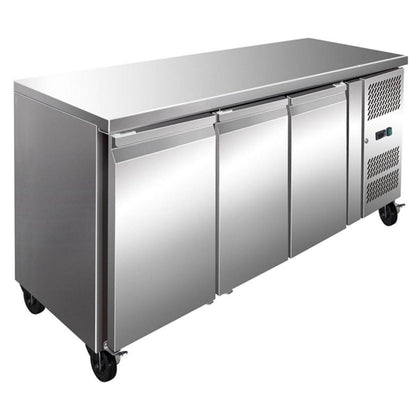 Thermaster FE3100BT S/S Three Door Bench Freezer 386L 1795w