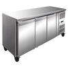 Thermaster FE3100TN S/S Three Door Bench Fridge 386L 1795mm