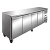 Thermaster FE4100TN S/S Four Door Bench Fridge 511L  2230W