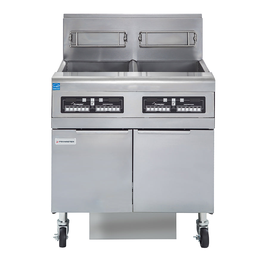 Frymaster FPH255C HIGH EFFICIENCY GAS FRYER WITH FILTRATION - 2 POT - 793 x 800 x 1211 / 168.8Mj