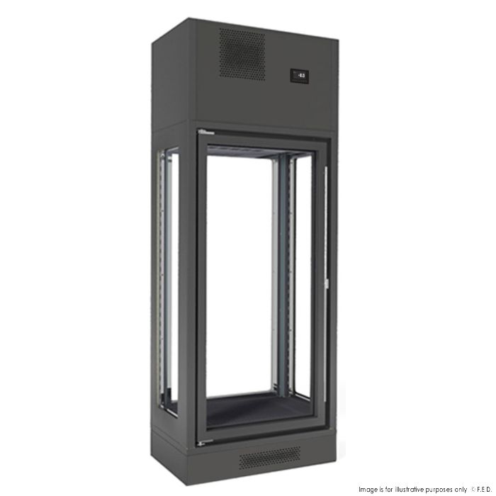 Fagor Single Zone 1 Door Black Wall-Mounted Wine Cellar FWC-2301-1WB