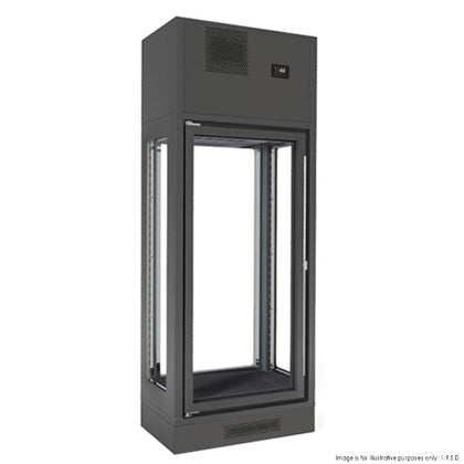 Fagor FWC-2601-1WB Fagor Single Zone 1 Door Black Wall-Mounted Wine Cellar