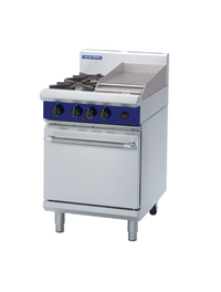 Blue Seal Black Series G504C Combination 2 Burner and Griddle