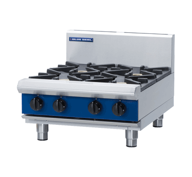 Blue Seal Evolution Series G514D-B Gas Cooktop 4 Burner Bench Model 600mm