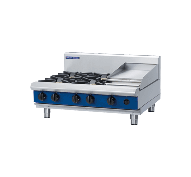 Blue Seal G516C-B LPG Evolution Series 900mm Bench Top Gas Cooktop N Griddle