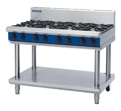 Blue Seal Black Series G518D-LS 8 Burner Gas Cooktop