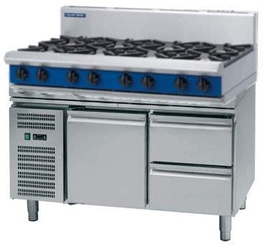 Blue Seal Evolution Series G518D-RB - 1200mm Gas Cooktop Refrigerated Bas