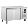 Polar G599-A Two Door Kitchen Counter Freezer - 282L / 98Kg / W1360-D700-H860 mm