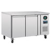 Polar G599-A Two Door Kitchen Counter Freezer W1360mm