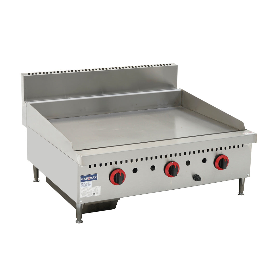 GasMax GG-36LPG Three burner LPG Griddle Top