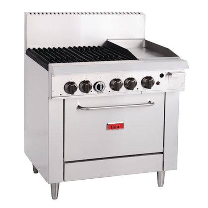 Thor TR-4F-G12F 4 Burner Gas Oven Range with Griddle Plate - 915 x  835 x 1175