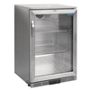 Polar GL007-A Single Door Bar Display Cooler Stainless Steel Single Hinged Door 138L