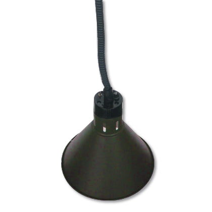 Benchstar Pull down heat lamp black 270mm Round HYWBL08