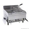 Gasmax JUS-TRC-2 Countertop 2x10L Natural Gas Fryer