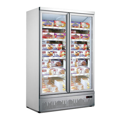 FED LG-1000GBMF Thermaster Double Door Supermarket Freezer