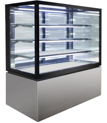 Anvil NDHV4740 Square Glass 4 Tier Hot Display 1200mm - 480 Litre