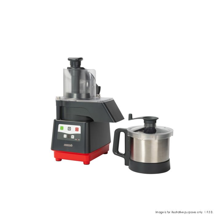 DITO SAMA P4U-PV301S3 PREP4YOU Combination Cutter/Slicer 9 Speeds 3.6L Stainless Steel Bowl 