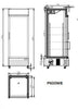 Atosa P600WB Single Glass Door Drink Fridge 600L
